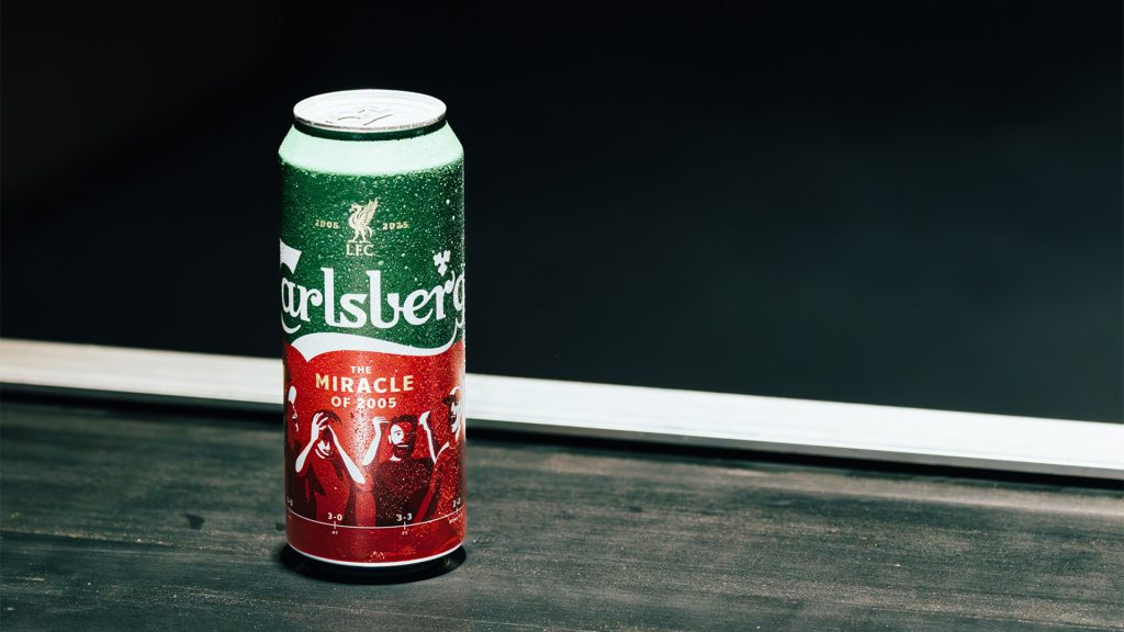 Carlsberg Celebrates Liverpool’s 2005 Triumph with Limited-Edition Miracle Can